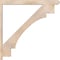 Ekena Millwork Merced Craftsman Smooth Outlooker, Douglas Fir, 5 1/2"W x 48"D x 48"H OUT06X48X48MRC04SDF - alternate 2